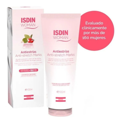 Isdin Woman Crema Antiestrías 250ml Embarazo Mujer