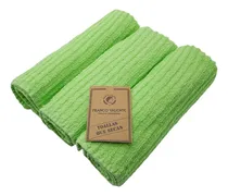 Comprar Set X3 Repasadores Franco Valente 100% Algodón 400 Gr Color Lima Lisa