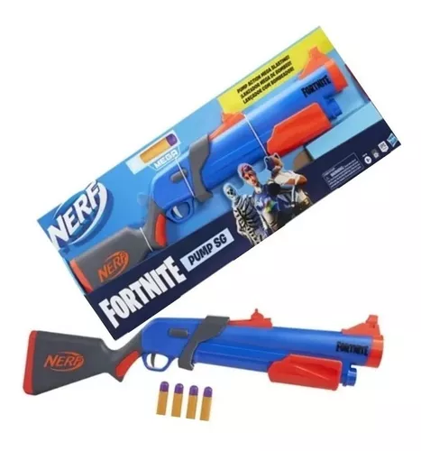 Lançador De Dardos Nerf Fortnite Pump Sg Arminha 12 76cm - Ri Happy