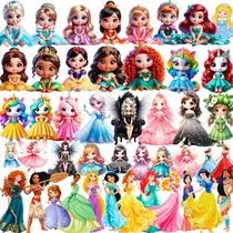 Comprar Kit De 1000 Imágenes Png Lindas Princesas Disney Y Variadas