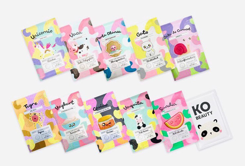 Imagen 10 de 10 de 100 Pz *surtido Mixto* Mascarillas Facial Ojos Labios Puntos