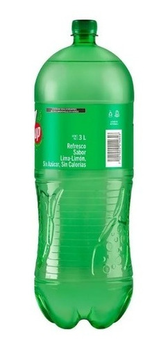 Refresco 7up Sabor Lima Limón 6 Pz De 3 L