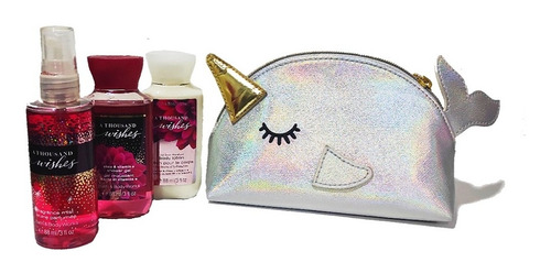 Kit Bbw Splash+crema+jabon+cosmetiquera. - g a $270