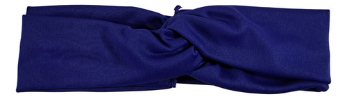 Kit 3 Faixa De Cabelo Headband Modelo Turbante Cores Cor Azul Royal