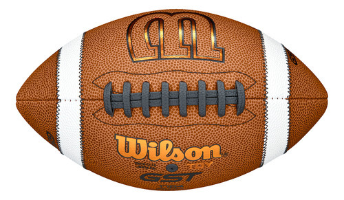 Balón Wilson Futbol Americano Gst Composite Juvenil Infantil Color Café