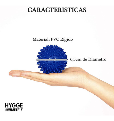 Imagen 2 de 10 de Pelota Pinches 6,5cm Masajes Miofasciales Descontracturante