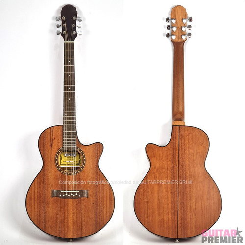 Imagen 10 de 10 de Guitarra Acustica Corte Gracia 340 Media Caja Cuerdas Metal