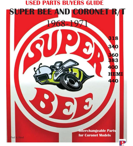 Libro: Used Parts Buyers Guide Super Bee And Coronet