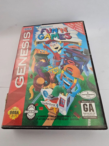 Fun 'n Games Completo Para Sega Genesis Excelente Estado