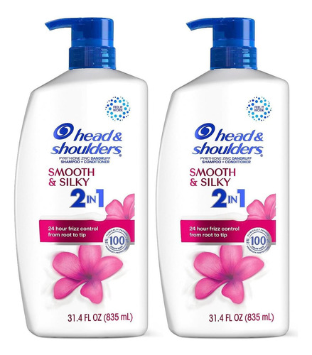 Shampoo E Condicionador Anticaspa 2 Em 1 Para Cabeça E Ombro