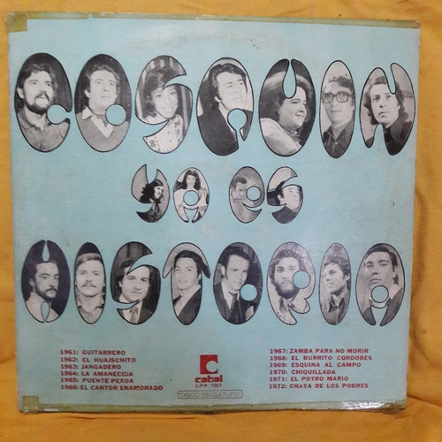 Vinilo Cosquin Ya Es Historia Madrigal Airala Faria Gomez F3