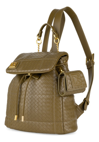 Backpack Cloe Lileima Mediano Color Verde
