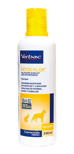 Ketochlor Shampoo Dermatologico 250 Ml Hongos Dermatologico