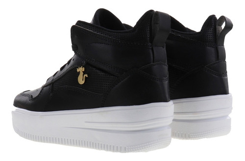 Imagen 4 de 4 de Tenis Tipo Botín Para Mujer De Plataforma Casual
