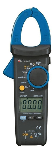 Pinza amperimétrica digital Minipa ET-3166A 400A 