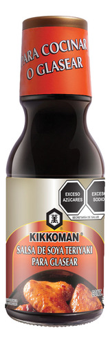 Salsa Kikkoman Teriyaki Frasco 340g