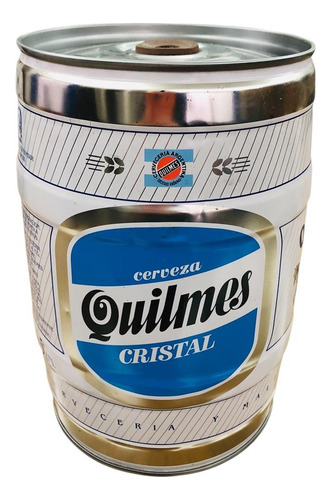 Barril Lata Cerveza 5 Litros Vacio Coleccion Quilmes 5 L