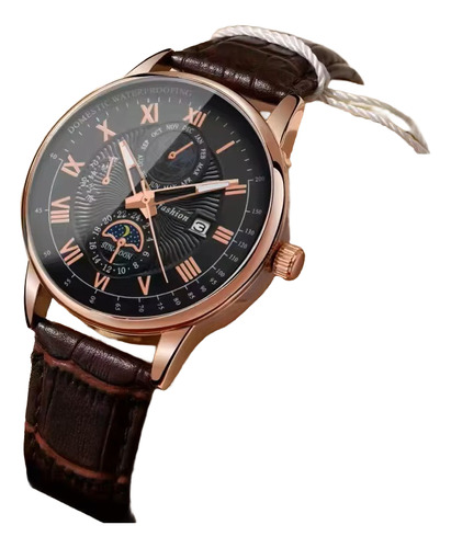 Reloj Mistianq Argentum Noctis Marrón Dorado Negro