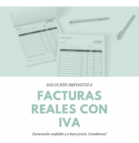 Facturas A Reales Con Iva (credito Fiscal)