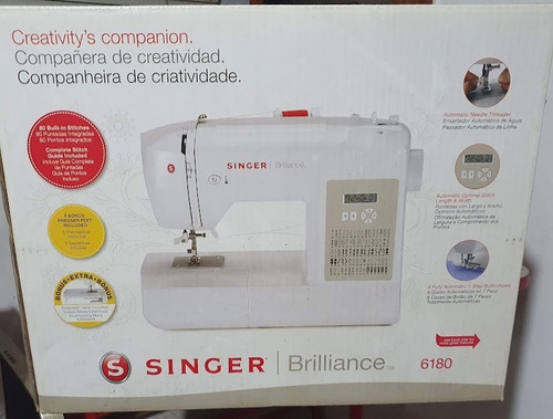 Máquina De Coser Singer Brillance 6180 Blanco (Usado)
