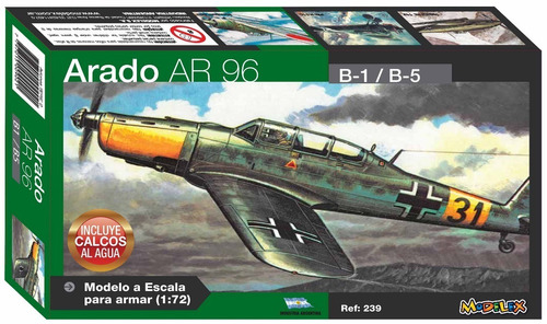 Avion Arado Ar 96 Maqueta Para Armar Modelex 1:72 