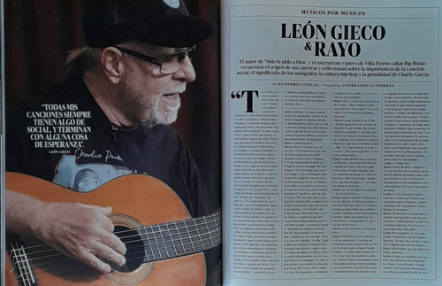 Revista Rolling Stone- León Gieco Y Rayo-n°321 Dic. 2024