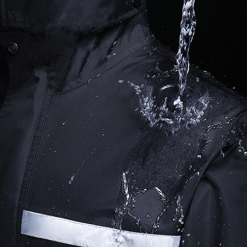 Trajes De Lluvia Impermeable Transpirable Con Capucha Ligero