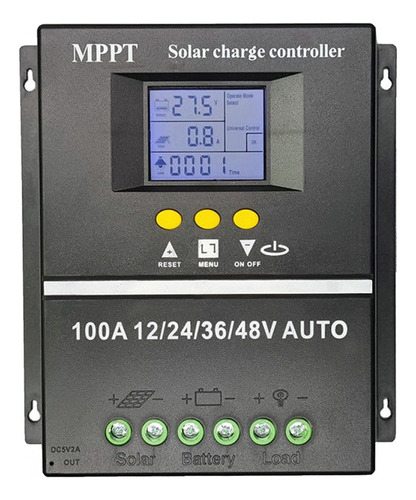 Controlador De Carga Solar 100a/80a/60a Mppt/pwm