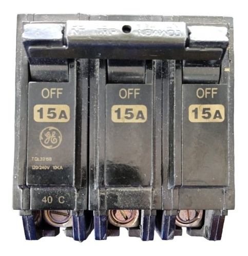 Breaker Trifásico 3x15 Empotrar Thql Tql General Electric