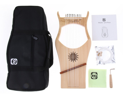 Kit De Arpa Para Principiantes Con Funda Para Llave De