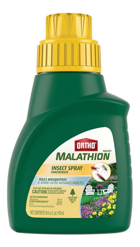 Ortho Max Malathion Insecto Spray Concentrado, 16 Onzas