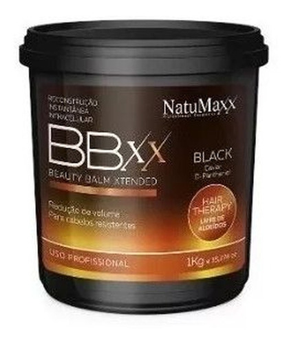 2 Btx 1kg Cada Bbxx Beauty Balm Xtended Black Natumaxx 