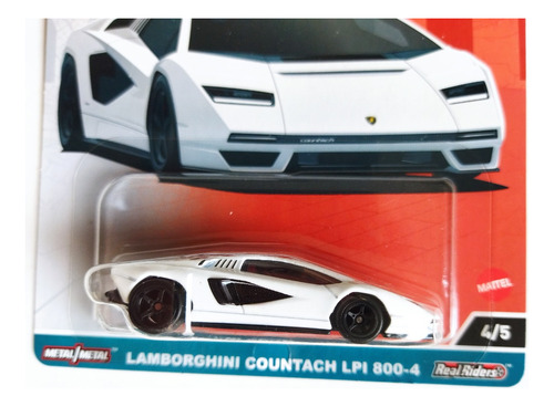 Hot Wheels Premium Lamborghini Countach Lpi 800-4 4/5 Pm4