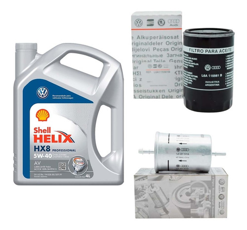 Kit 2 Filtros + Aceite Vw Bora 2.0 1999 2000 2001 2002