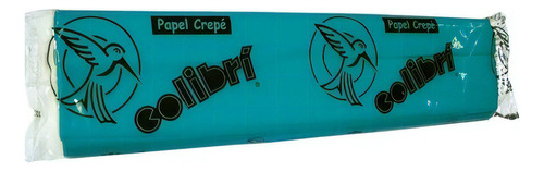 Papel Crepe Paq. C/200x50 Cms 10 Pzs Colibri *color Color Turquesa