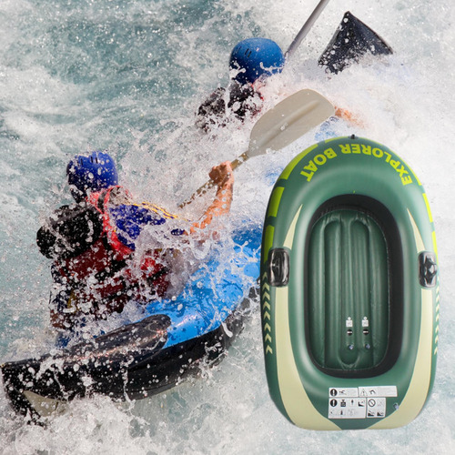 Bote Inflable De Pesca En Kayak, Bote 1 Persona Con Remo