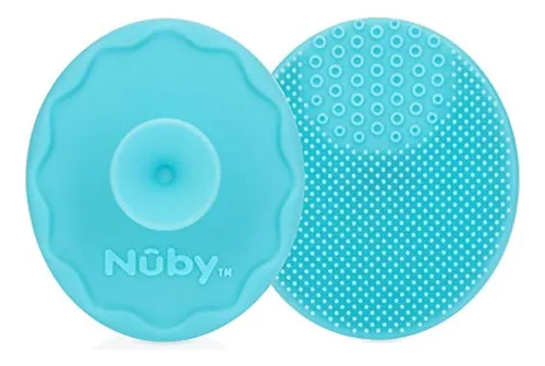 Nuby Scrubbies Cepillo De Baño De Silicona Con Mango Incorpo