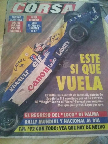 Revista Corsa El Regreso Di Palma 03 1992 N1339