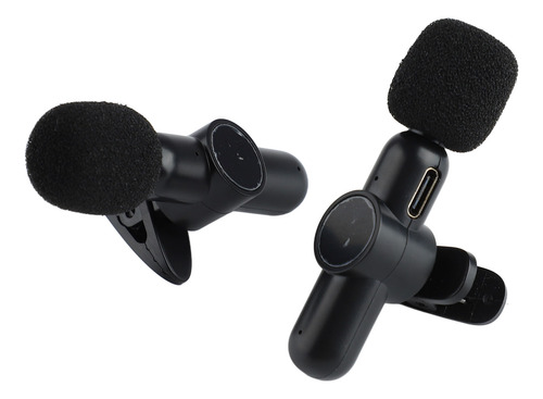Micrófono Inalámbrico Con Clip, Receptor Lavalier De Solapa