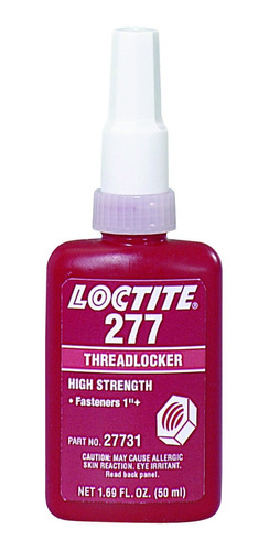 Traba-roscas,alt.resist,bulones Sup 1 .50ml Loctite 277/