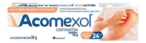  Crema Acomexol Alivio Inmediato De Comezón Dermatológica