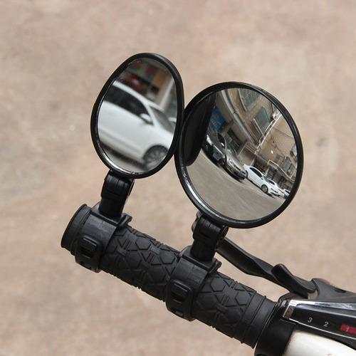Espejo Retrovisor De 360° Con Forma De Cristal Para Motocicl
