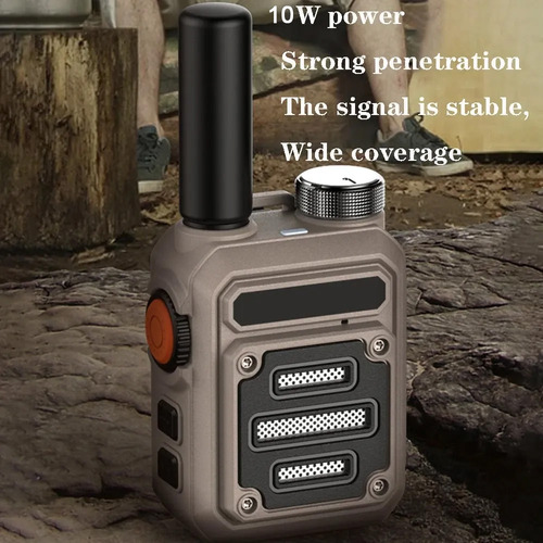 Radio Walkie Talkies Recargable Intercomunicador De Un Toque