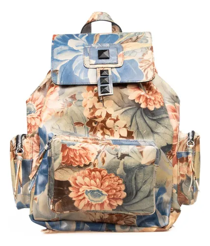Mochilas De Cuero Floreadas MercadoLibre