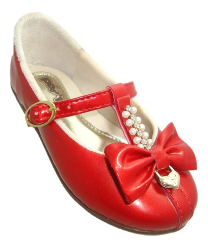 sapato infantil feminino vermelho