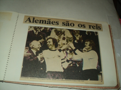 Imagem 3 de 10 de Caderno - Recorte Matéria Copa Do Mundo 1974 - Show!!!