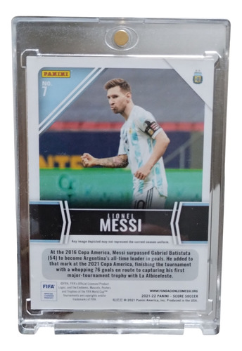 Tarjeta De Colección Futbol Score 2021 Messi Next Level (Usado)