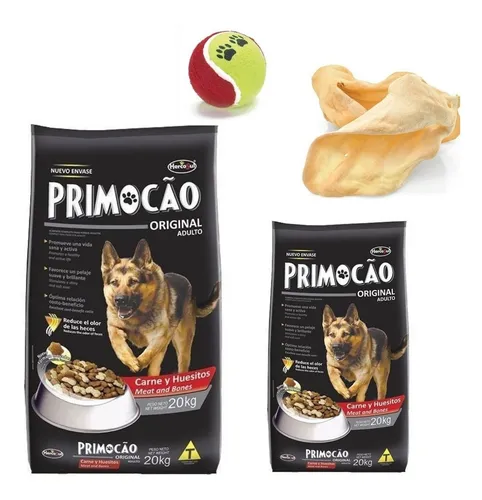Alimento Ración Primocao Negra 27 Kg(20+7kg)+oreja Vacuna+pe