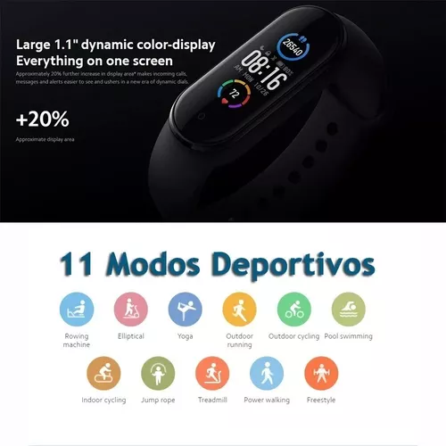 Xiaomi Mi Band 5 Smartwatch Reloj Inteligente Español Origi