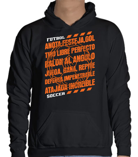 Sudadera Juvenil 8-14 Años Palabras Del Fútbol Soccer